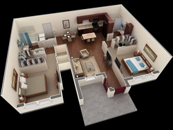 Дизайн квартиры с 4 спальнями