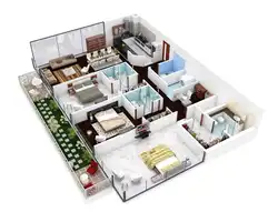 4 bedroom apartment design