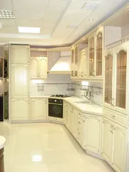 Corner kitchens ivory photo