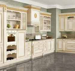 Corner kitchens ivory photo