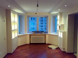 Дизайн однокомнатной квартиры с окном эркер