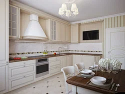 Tiles in a classic kitchen design photo