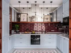 Tiles in a classic kitchen design photo