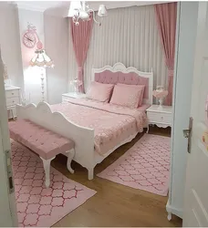 Бело Розовая Спальня Фото