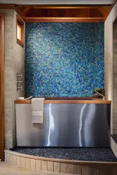 Glass Tiles In The Bathroom Design Photo