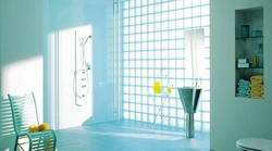 Glass Tiles In The Bathroom Design Photo