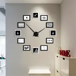 Часы на стену для кухни фото в интерьере