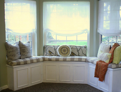 Kitchen interior with window and sill