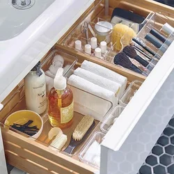Drawers In The Bathroom Interior