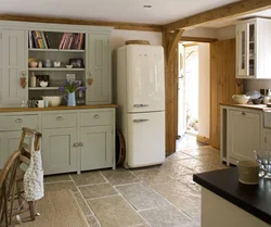 Refrigerators for the kitchen in Provence style photo