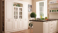 Refrigerators for the kitchen in Provence style photo