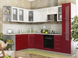 Ready-made modular kitchens corner photos