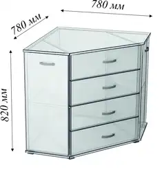 Corner Chests Of Drawers And Bedside Tables For The Bedroom Photo