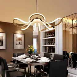 LED Ceiling Chandeliers For The Kitchen Photo