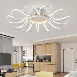 LED ceiling chandeliers for the kitchen photo