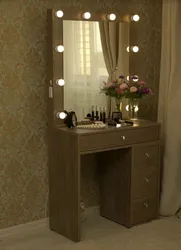 Trellis with mirror in the bedroom photo