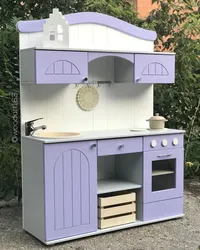 Children's kitchen photo with dimensions