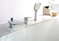 Acrylic bathroom faucet photo