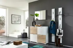 Hallway Design With Hanging Cabinet