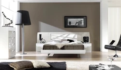 Photo Of A Bedroom With A Bed And Bedside Tables