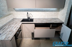 Countertops Кедр Дар Дохили Ошхона