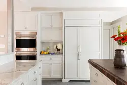 Холодильник В Нише В Интерьера На Кухне