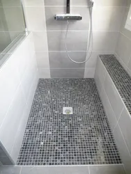 Shower Tray In The Bathroom Interior