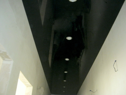 Photo Of Black Ceiling In The Hallway