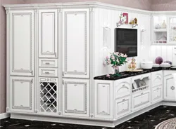 Kitchen White Silver Design