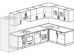 Corner Kitchen With Dishwasher Design