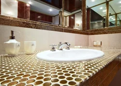 Bathtub Mosaic Countertop Photo