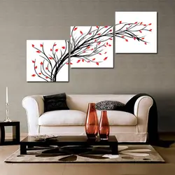 Fashionable paintings for the living room interior