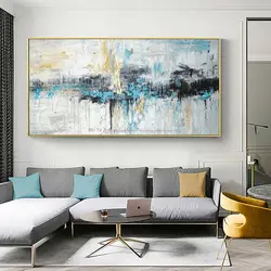 Fashionable paintings for the living room interior