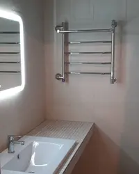 How To Hang A Heated Towel Rail In The Bathroom Photo