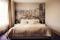 Bedroom Photo With Photo Wallpaper