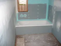 Tiles On Drywall In The Bathroom Photo