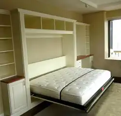Кровать в шкафу мебель для спальни фото