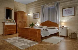 Bedroom With Oak Furniture Photo