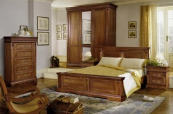 Спальня С Мебелью Из Дуба Фото