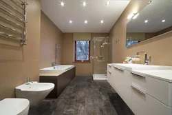 Bathroom floor in photo