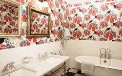 Стены в ванной самоклеющейся пленкой фото
