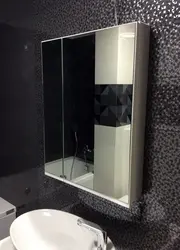 Bathroom furniture mirror photo