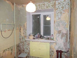 Kitchen and bath renovation photo Khrushchev