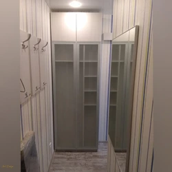 Cabinets for a small hallway in Khrushchev photo
