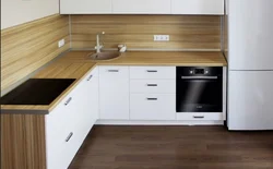White Kitchen Apron And Countertop Design