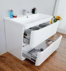 Floor standing bathroom cabinets photos