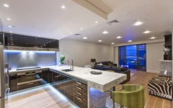 Kitchen interior for city apartments