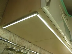 Подсветка для кухни под шкафы светодиодная фото как