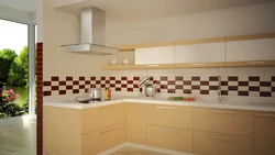 How to combine tiles in the kitchen photo