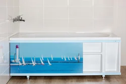 Plastic bath screens photo